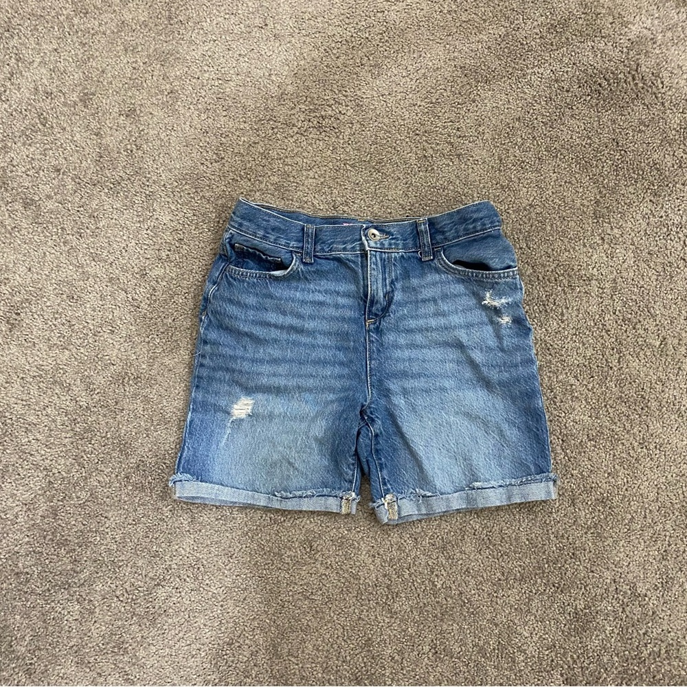 Girls Children’s Place Denim Midi Long Shorts size 14